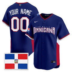 Team Dominican Republic World Baseball Classic Vapor Premier Custom Jersey - All Stitched