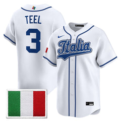 Team Italy 2026 World Baseball Classic Vapor Premier Jersey - All Stitched