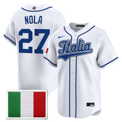 Team Italy 2026 World Baseball Classic Vapor Premier Jersey - All Stitched