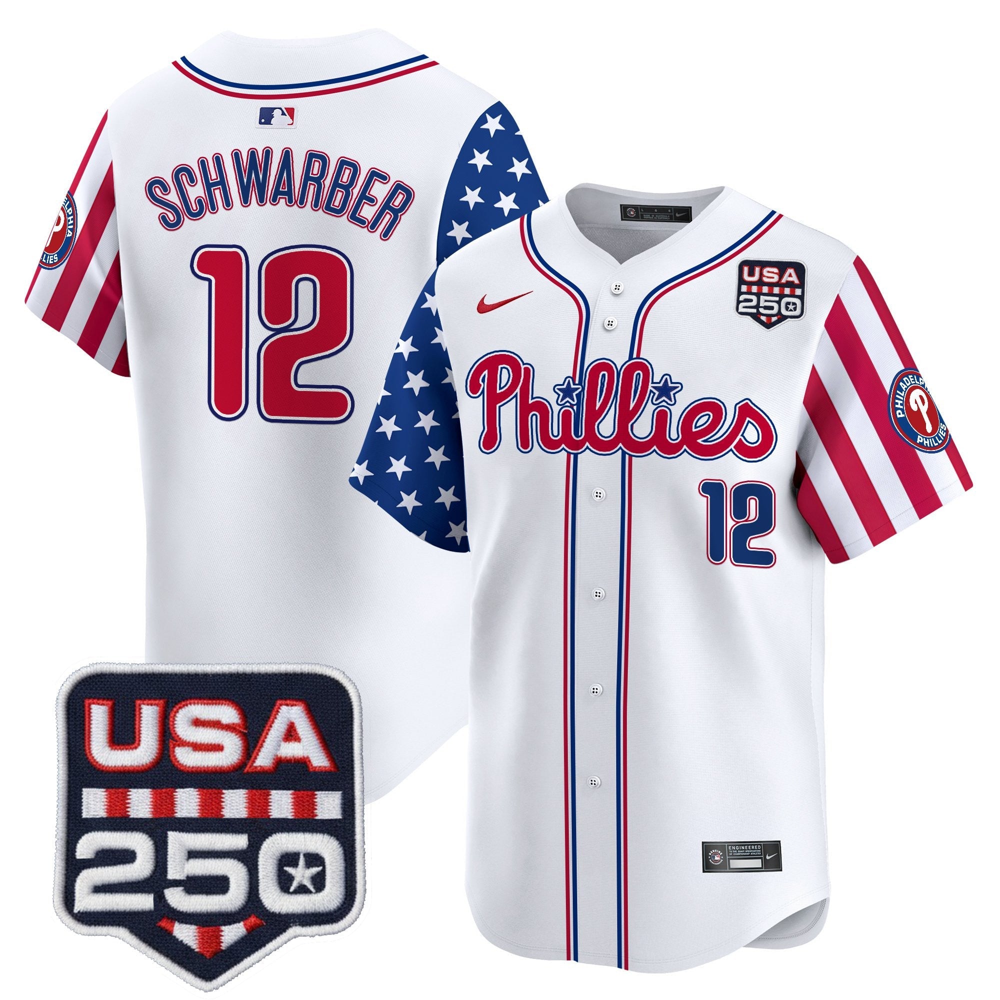PHI America250 Edition Vapor Premier Limited Jersey - All Stitched