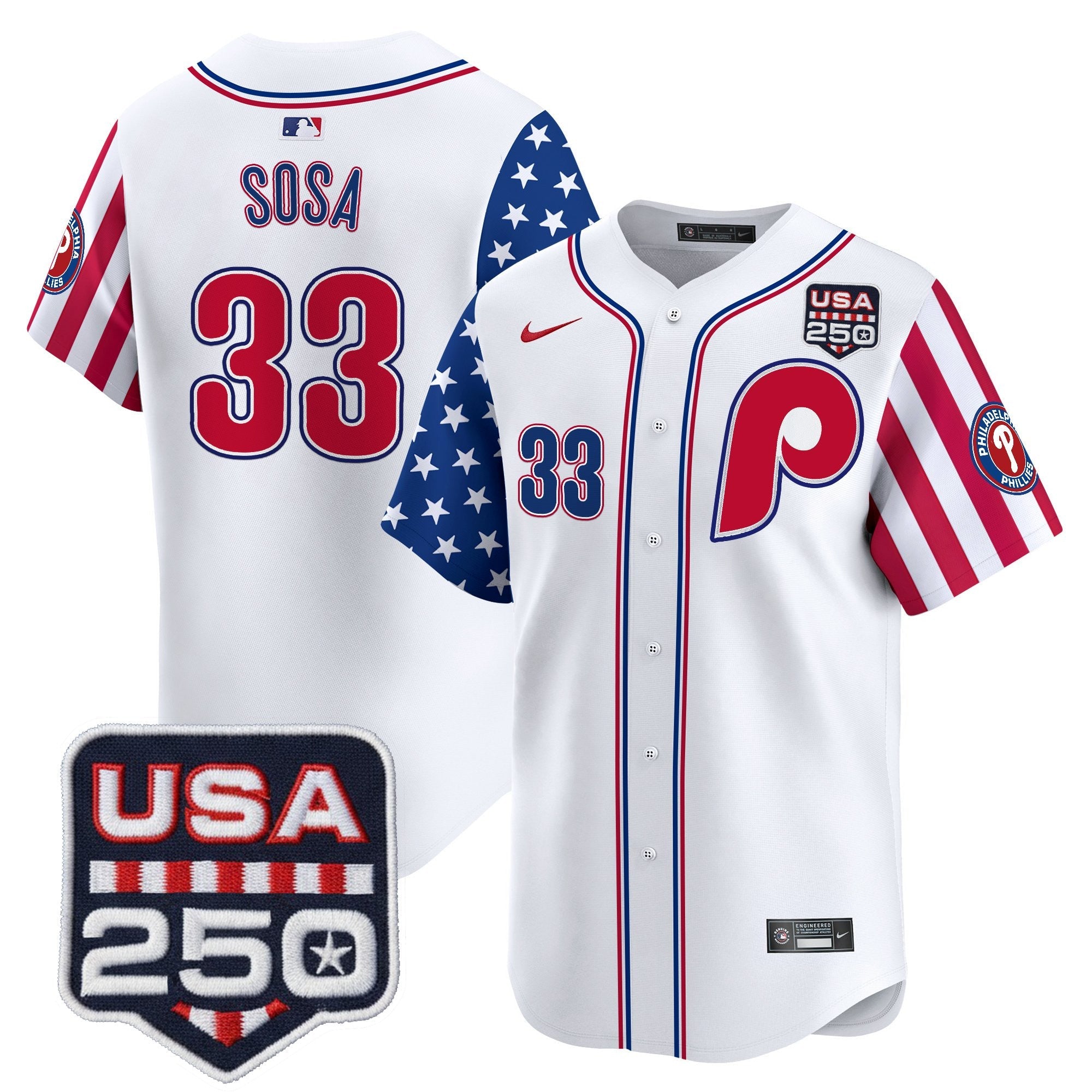 PHI America250 Edition Vapor Premier Limited Jersey - All Stitched