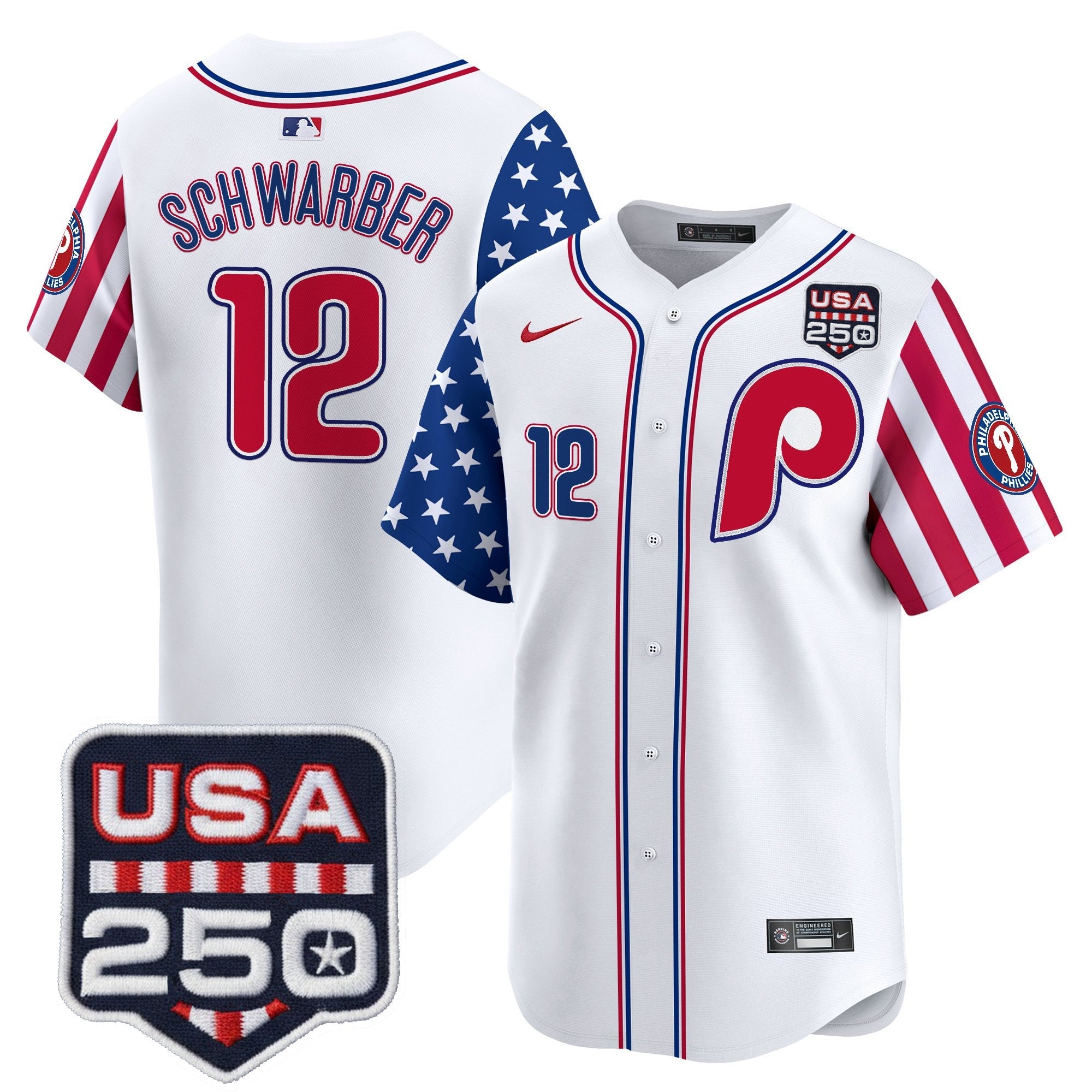 PHI America250 Edition Vapor Premier Limited Jersey - All Stitched