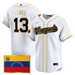 Team Venezuela World Baseball Classic Gold Vapor Premier Jersey - All Stitched