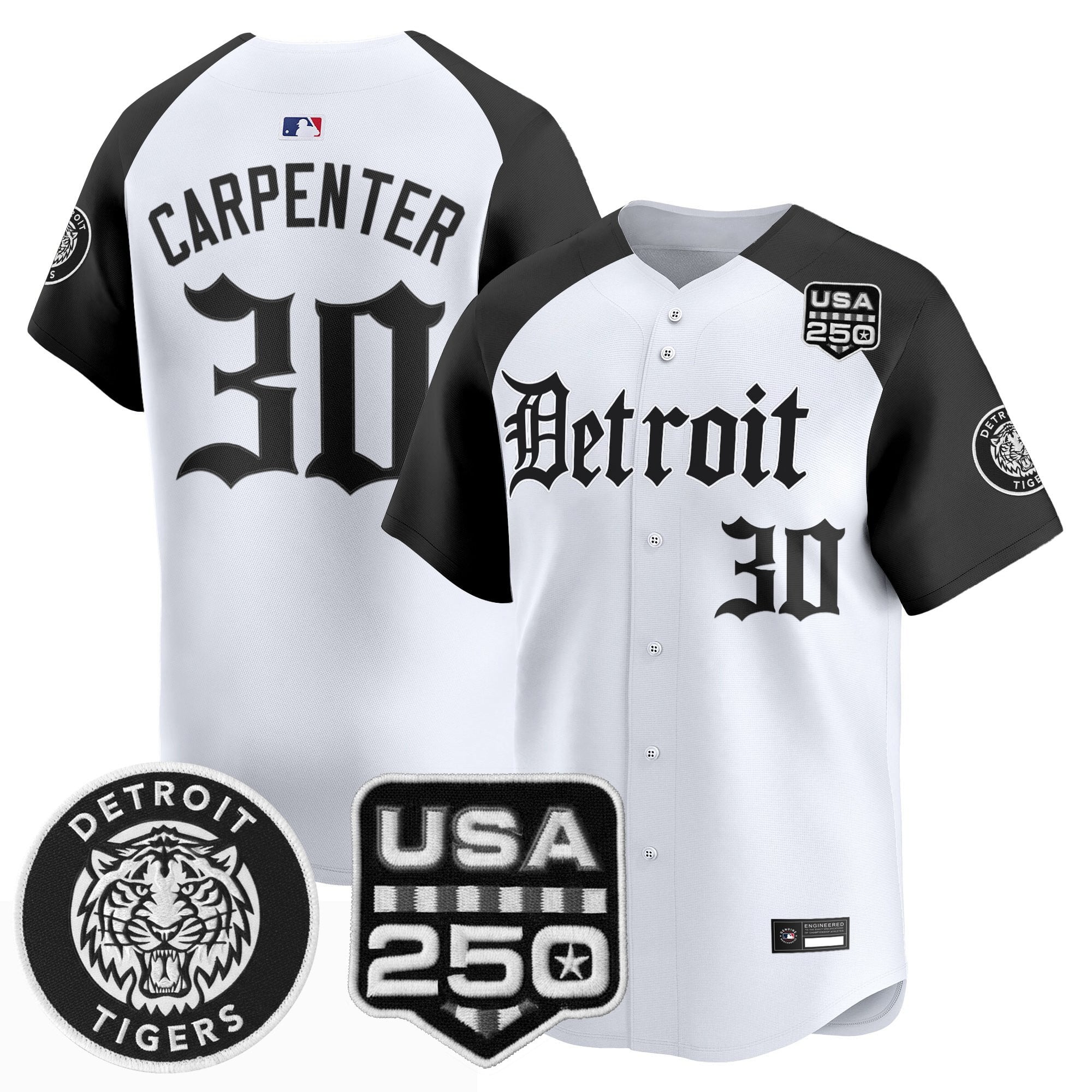DET ‘Gothic Edition’ Vapor Premier Limited Jersey - All Stitched