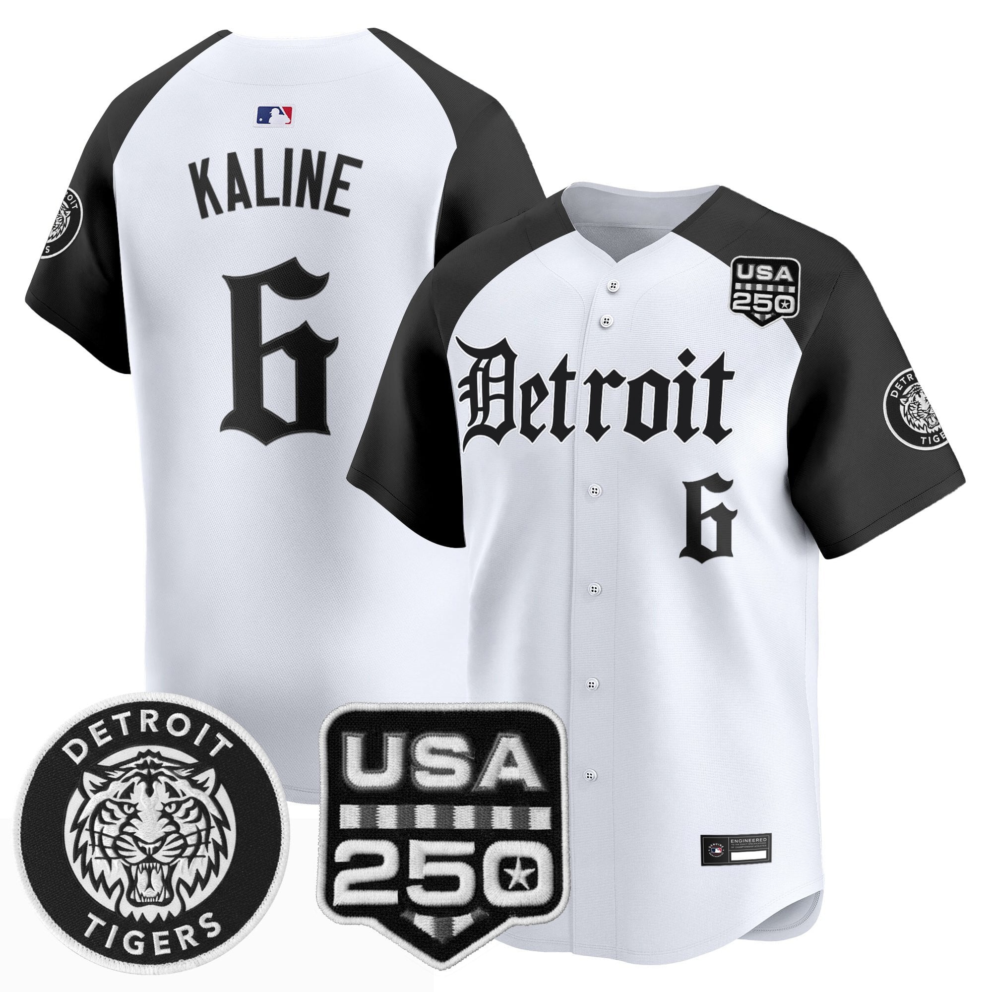 DET ‘Gothic Edition’ Vapor Premier Limited Jersey - All Stitched