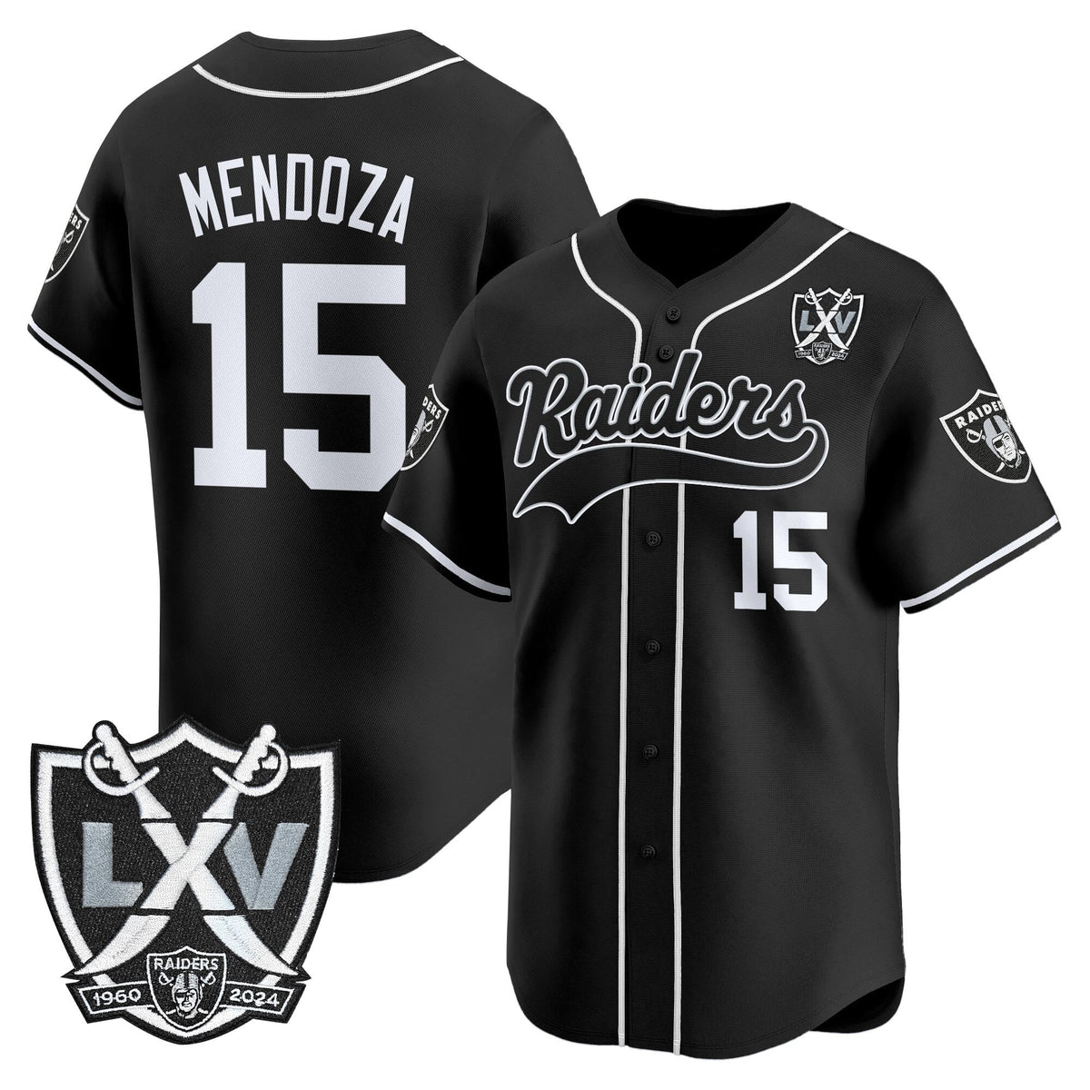 LVR 65th Anniversary Patch Vapor Baseball Jersey - All Stitched