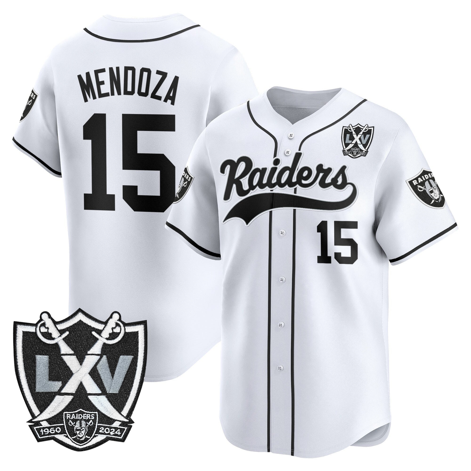 LVR 65th Anniversary Patch Vapor Baseball Jersey - All Stitched