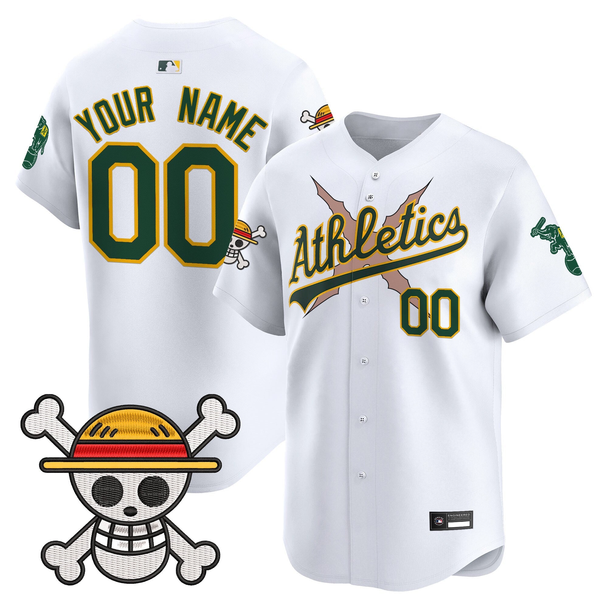 OAK x OP Vapor Premier Limited Custom Jersey - Stitched
