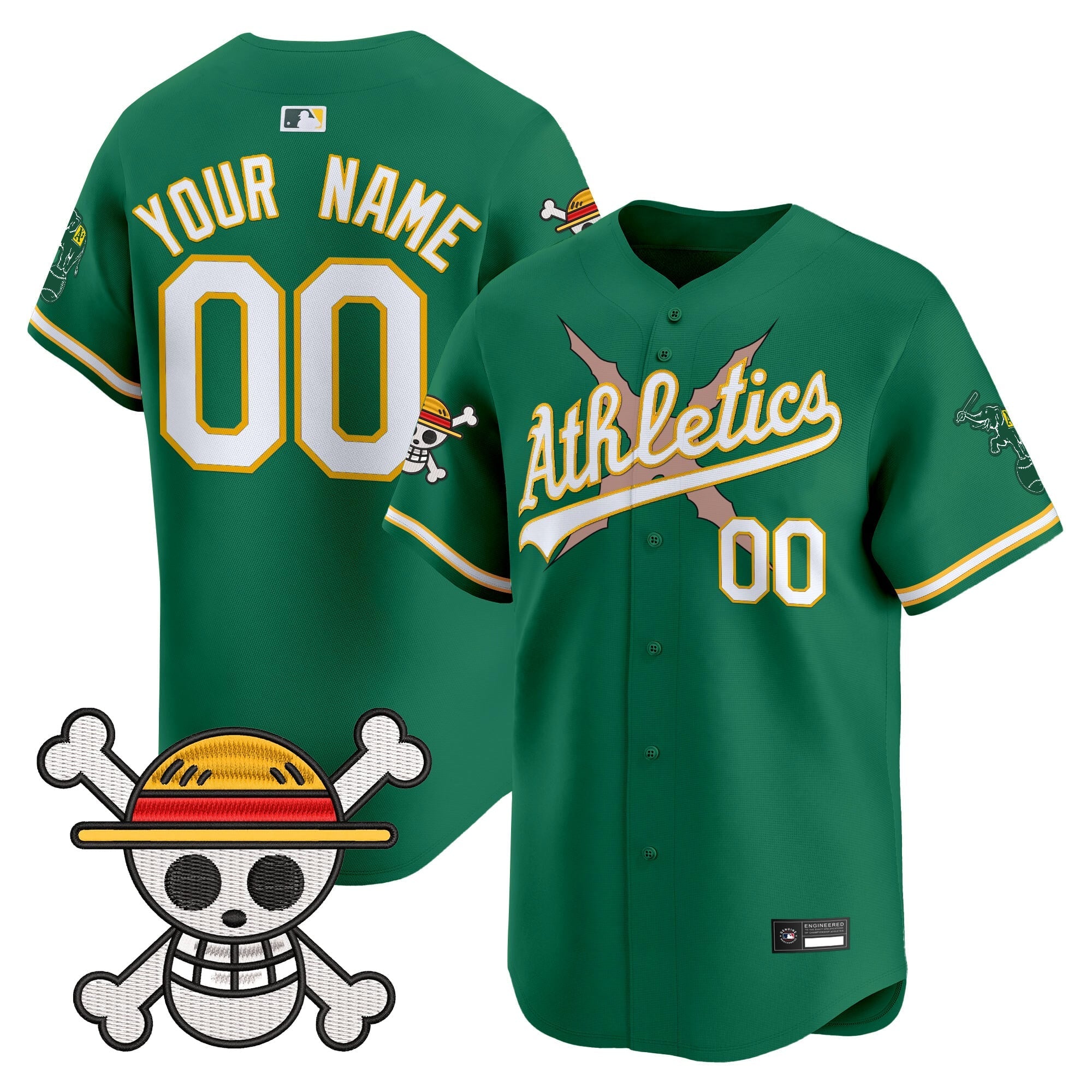 OAK x OP Vapor Premier Limited Custom Jersey - Stitched