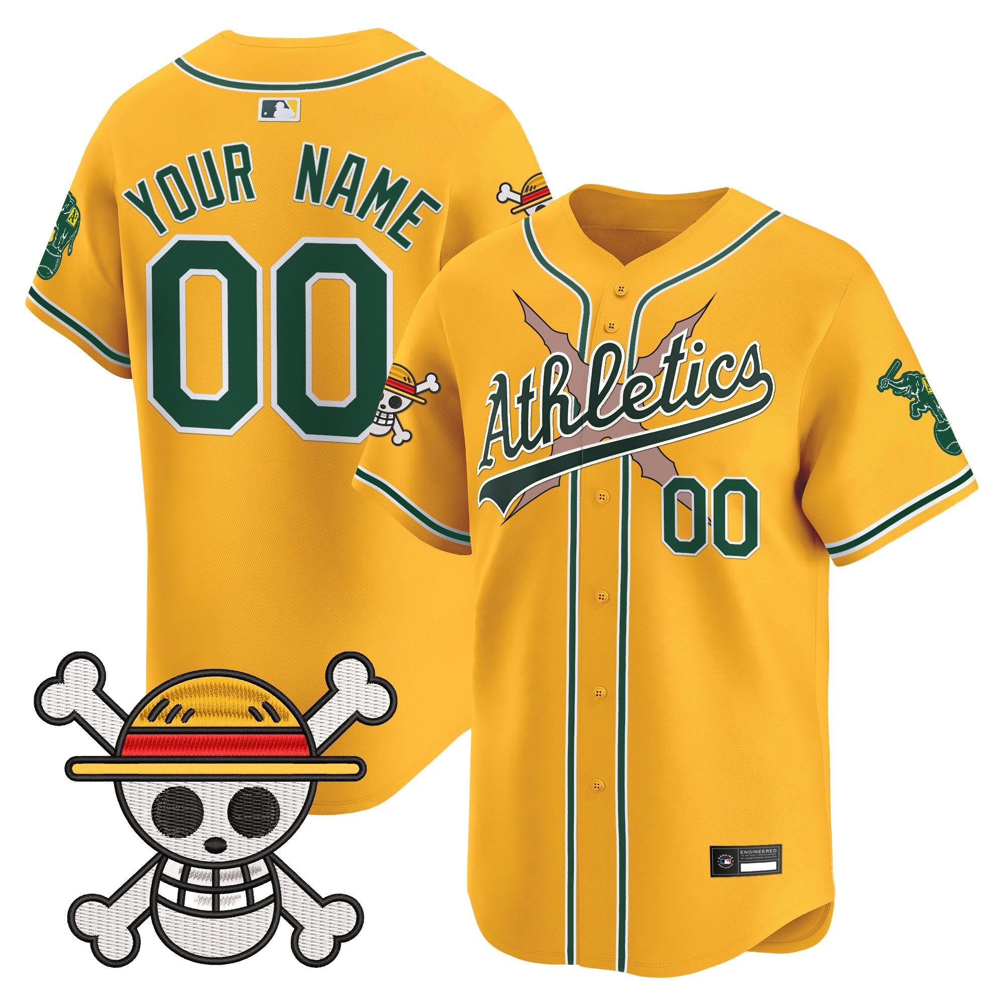 OAK x OP Vapor Premier Limited Custom Jersey - Stitched