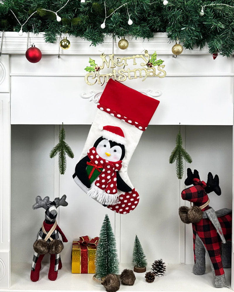 Needlepoint Personalized Christmas Stocking (Style A)
