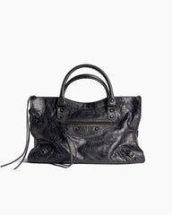 Women's black  LA City Calfskin Bag Mini