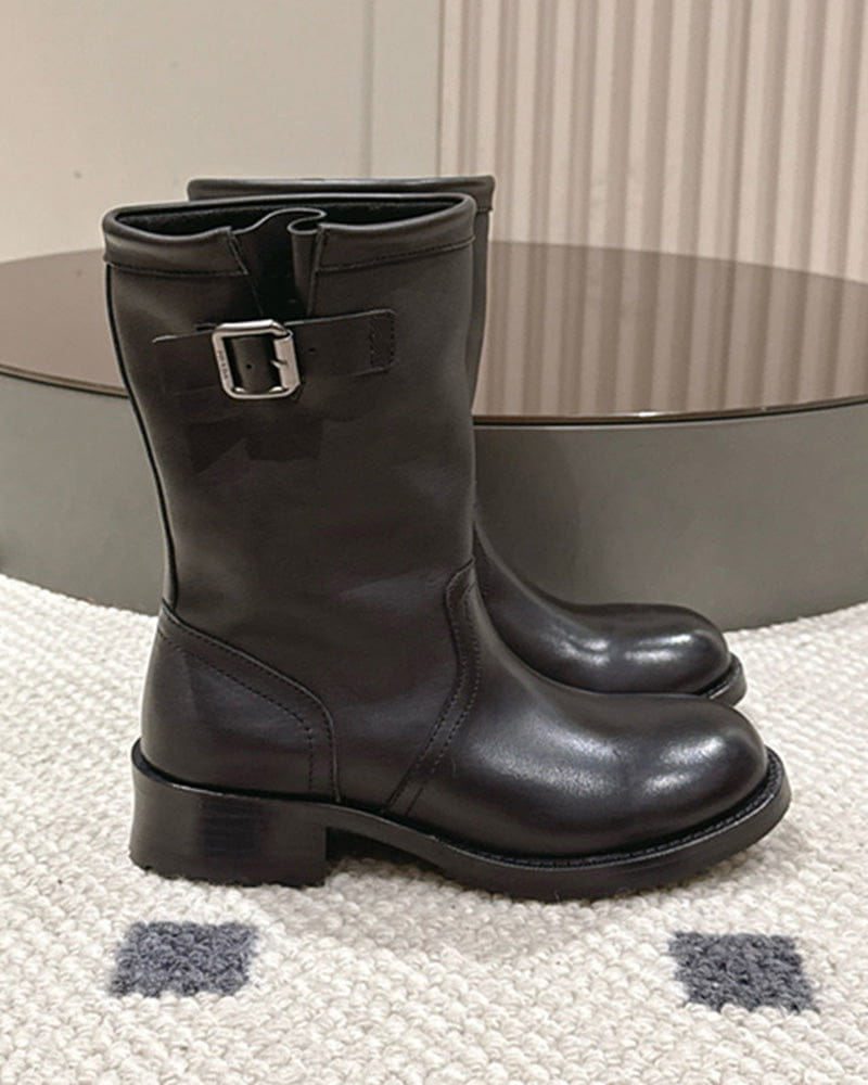 Women's Yeager Leather Mid-calf Boots