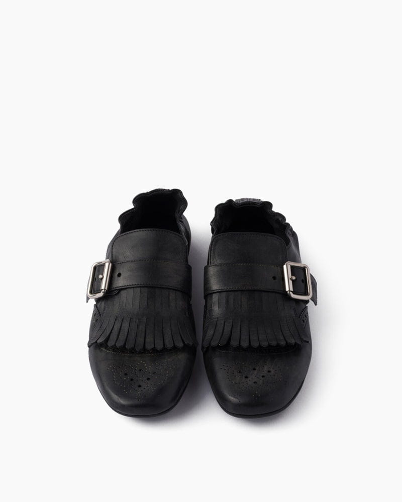 Women's Yeager Leather Shoes with Buckle