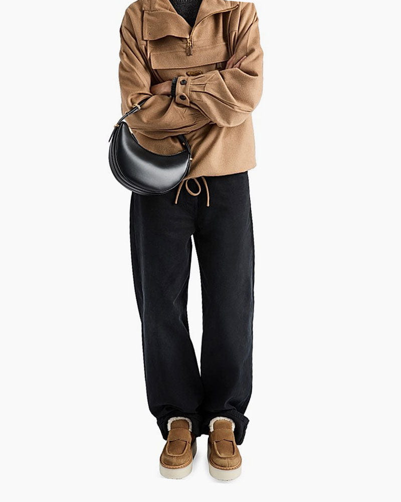 Women's Chunky Suede Platform Loafers