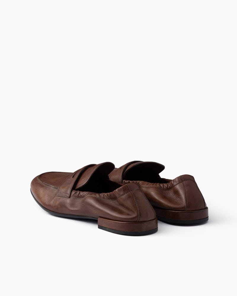 Yeager Antiqued Suede&Leather Loafers