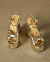 Women's Heloise 120 Leather Platform Sandals