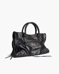 Women's black  LA City Calfskin Bag Small