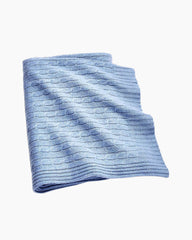Cable-Knit Cotton Throw Blanket