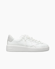 Women's Office Casual White Star Leather Sneakers