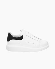 Women's Daily Commute Polished White Leather Sneakers