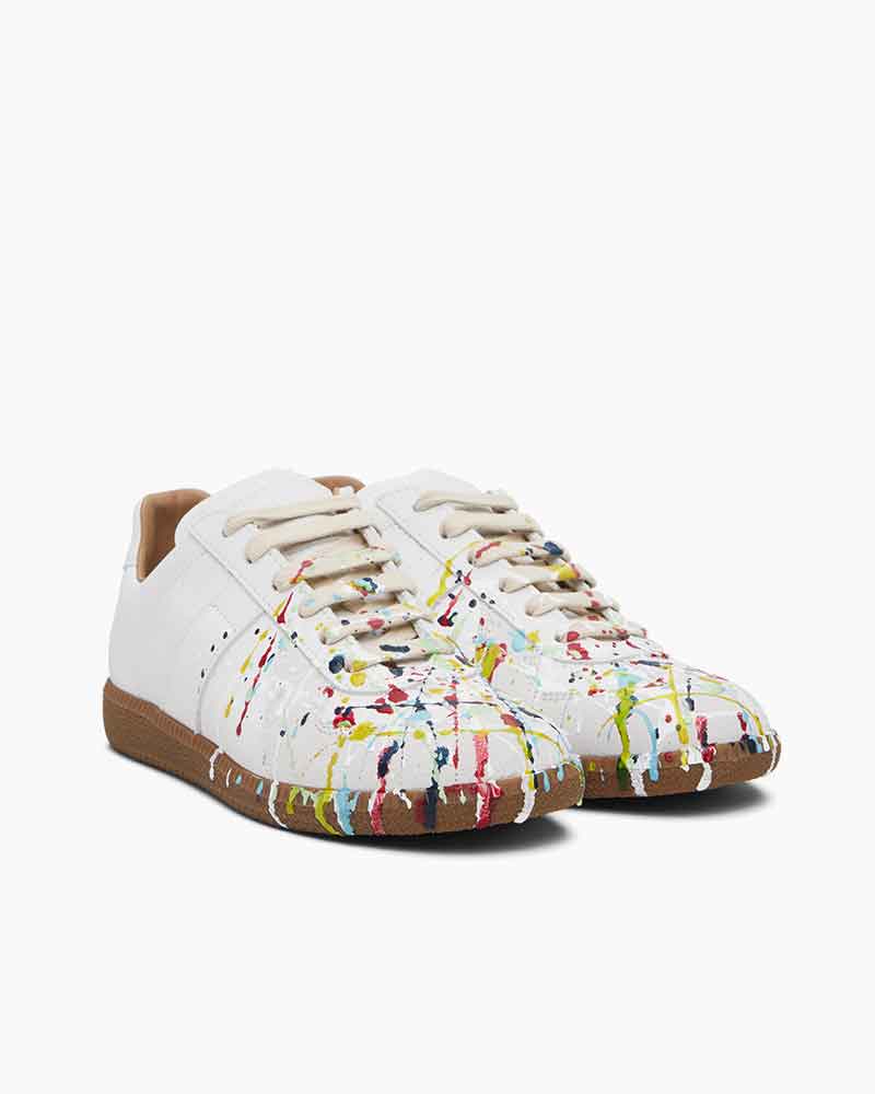 Men's Artistic Studio Splatter Detail Replica Sneakers