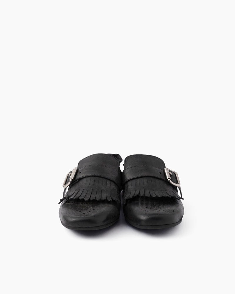 Women's Yeager Leather Shoes with Buckle