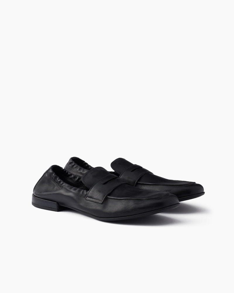 Yeager Antiqued Suede&Leather Loafers