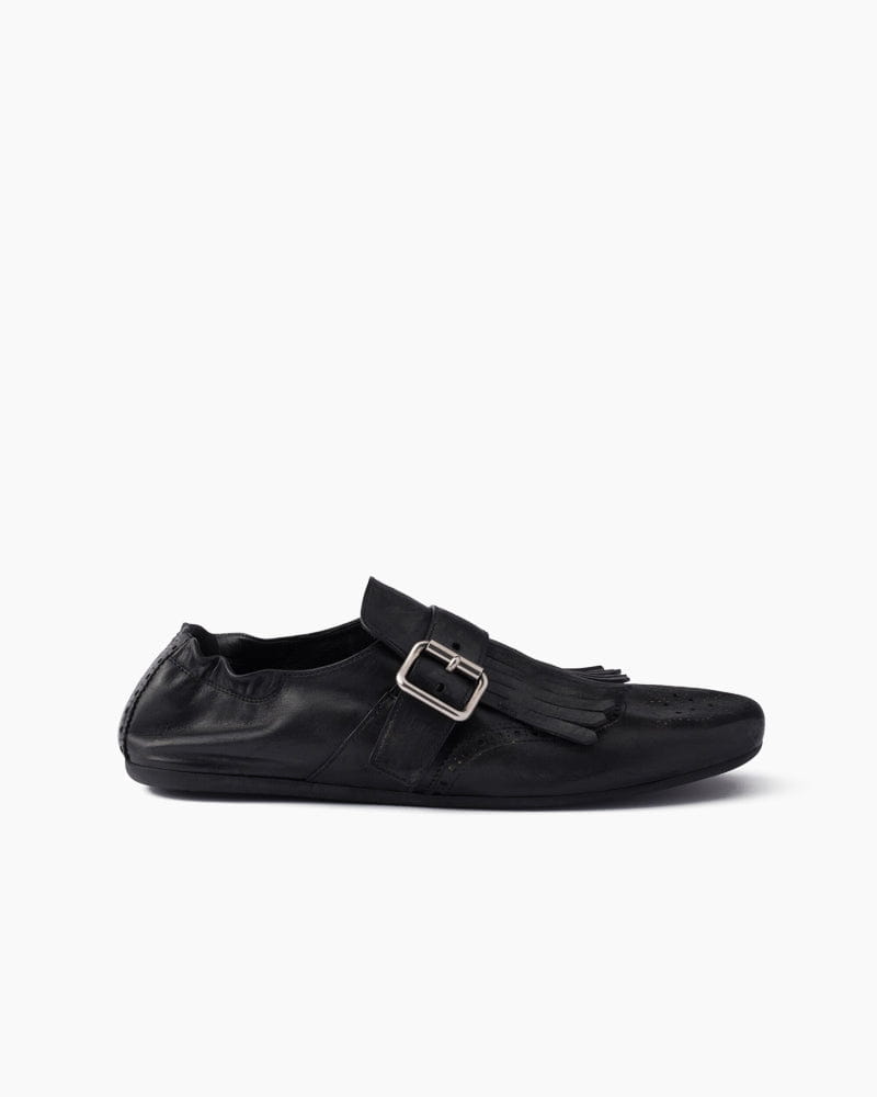 Women's Yeager Leather Shoes with Buckle