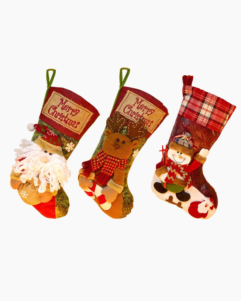Needlepoint Personalized Christmas Stocking (Style B)