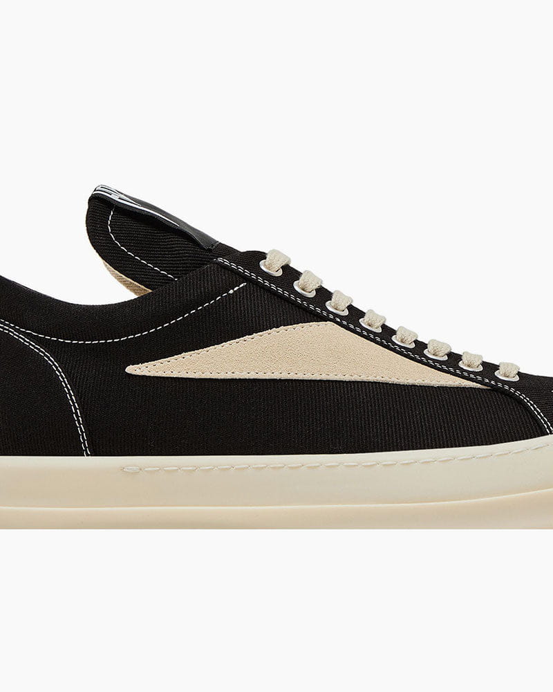 Men's Daily Commute Low-Top Canvas Black Milk Shoes