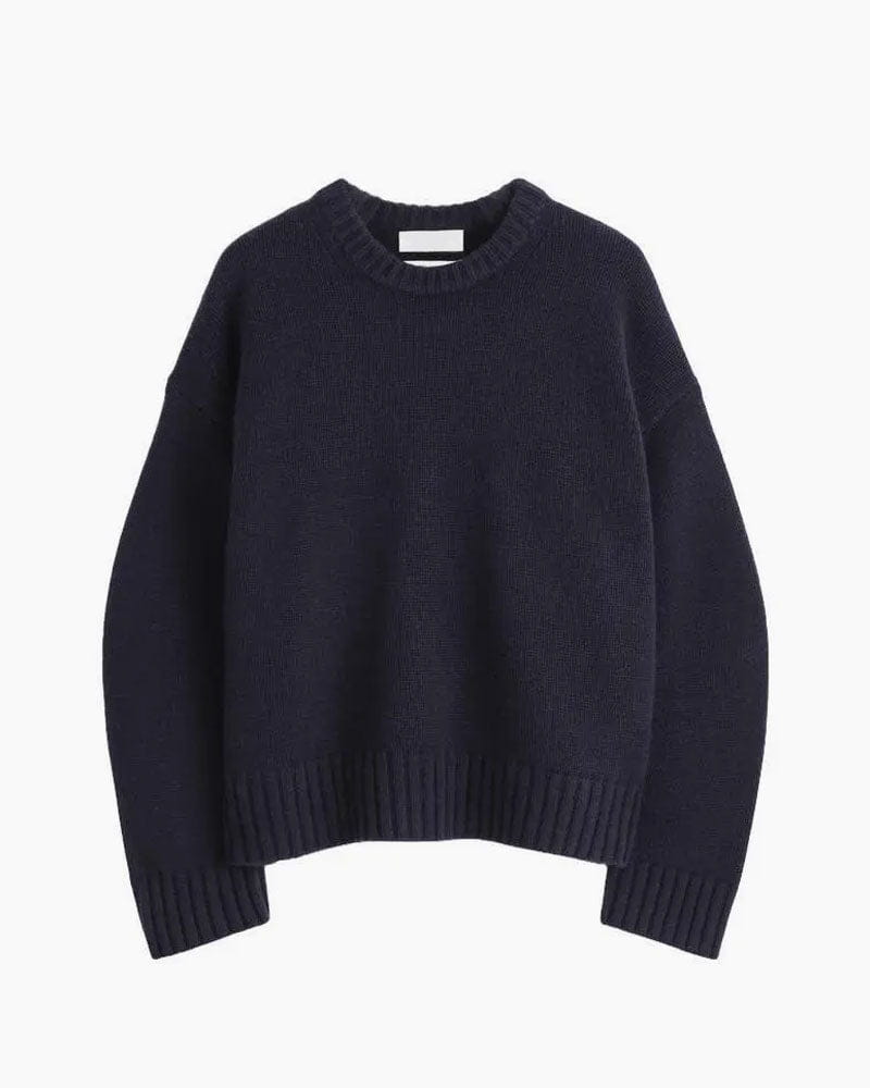 Good Cashmere Chunky Crew Neck Sweater