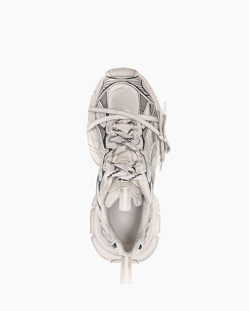 Men's Streetwear Mesh Distressed Sneakers