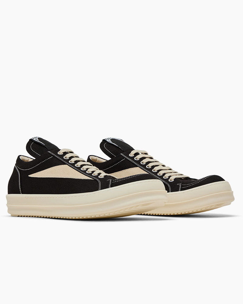 Men's Daily Commute Low-Top Canvas Black Milk Shoes