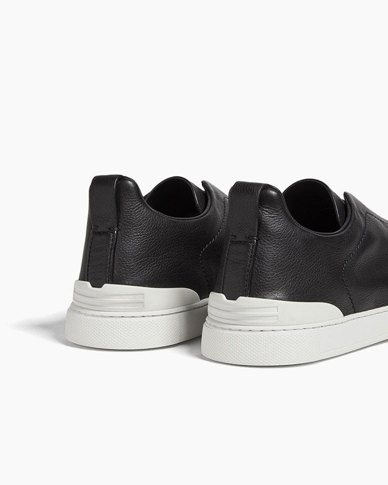 Men's First Class Travel Soft Leather Slip-On Sneakers