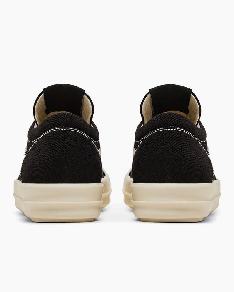 Men's Daily Commute Low-Top Canvas Black Milk Shoes