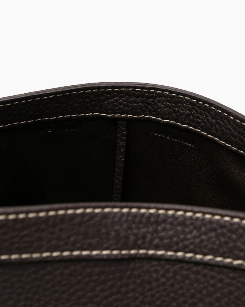 Women's Contrast-stitching Tote Bag Leather Tote Bag