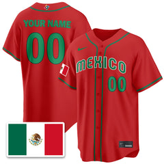 Mexico Baseball 2026 World Baseball Classic Limited Custom Jersey - All Stitched