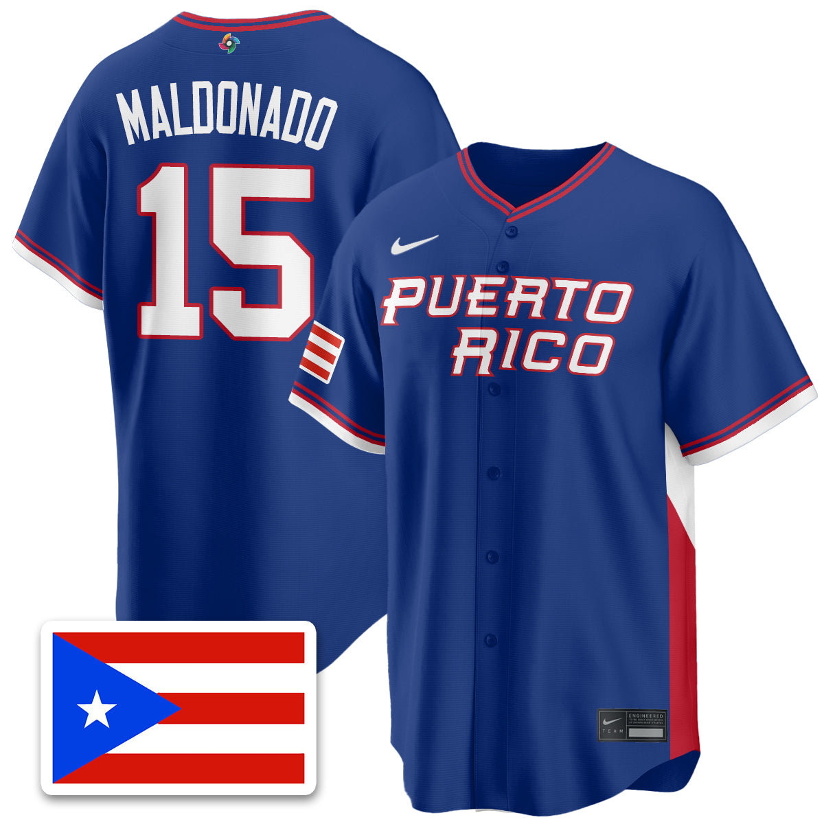 Puerto Rico Baseball 2026 World Baseball Classic Limited Jersey - All Stitched