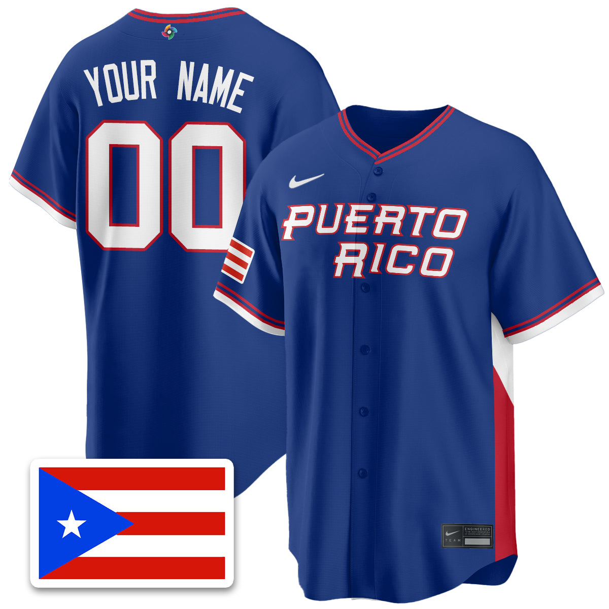 Puerto Rico Baseball 2026 World Baseball Classic Limited Jersey - All Stitched