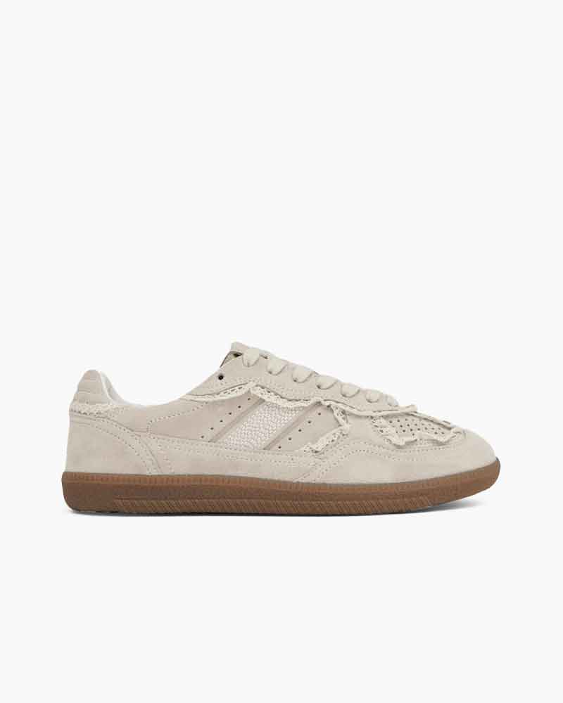 Women's Citywalk Crochet Cream Leather Sneakers