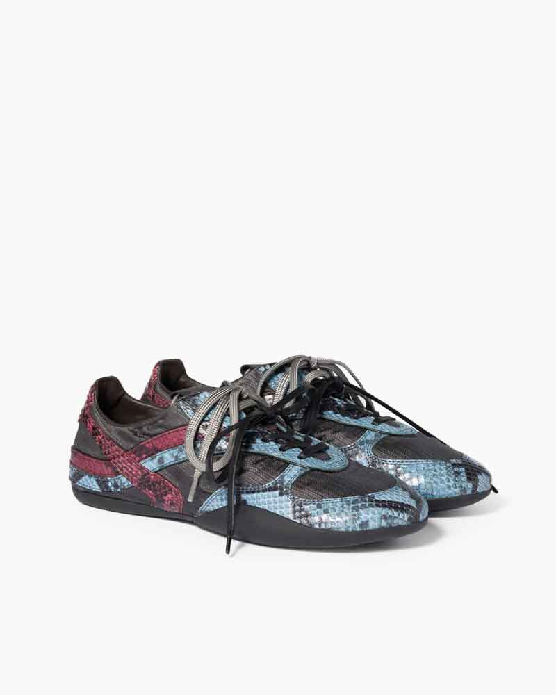 (Pre-sale)Women's City Stroll Distressed-Effect Leather Sneakers