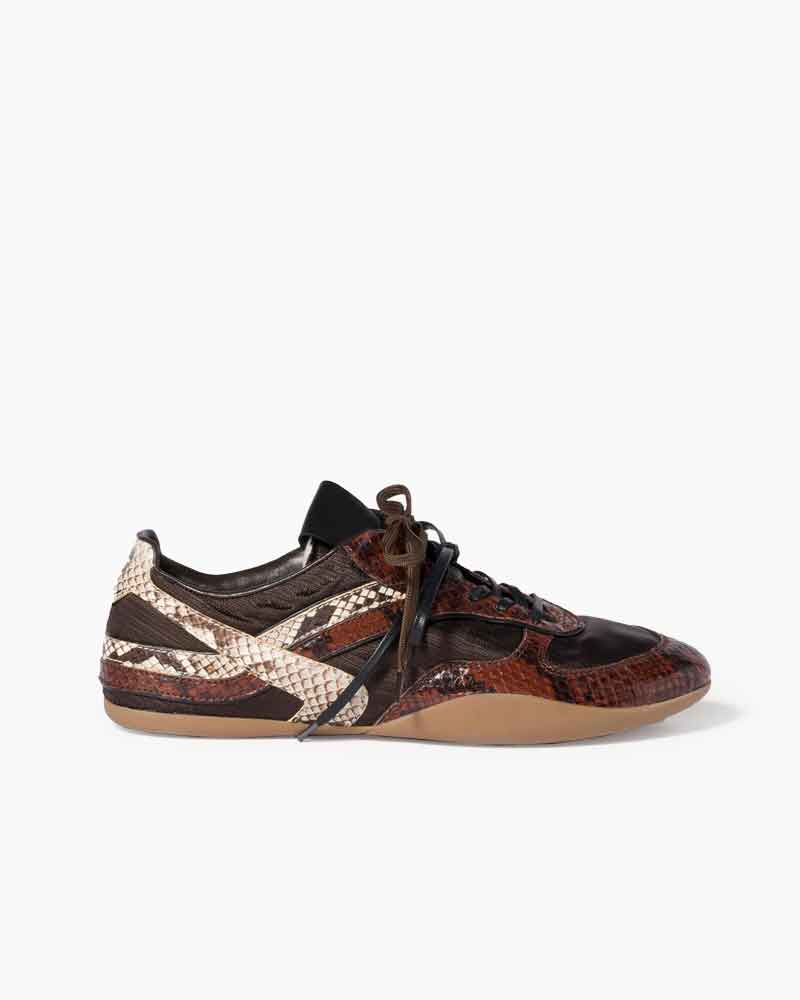 (Pre-sale)Women's City Stroll Distressed-Effect Leather Sneakers