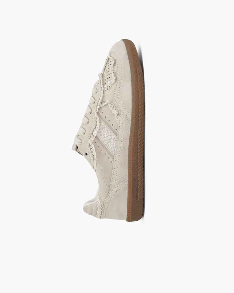 Women's Citywalk Crochet Cream Leather Sneakers