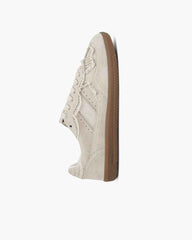 Women's Citywalk Crochet Cream Leather Sneakers