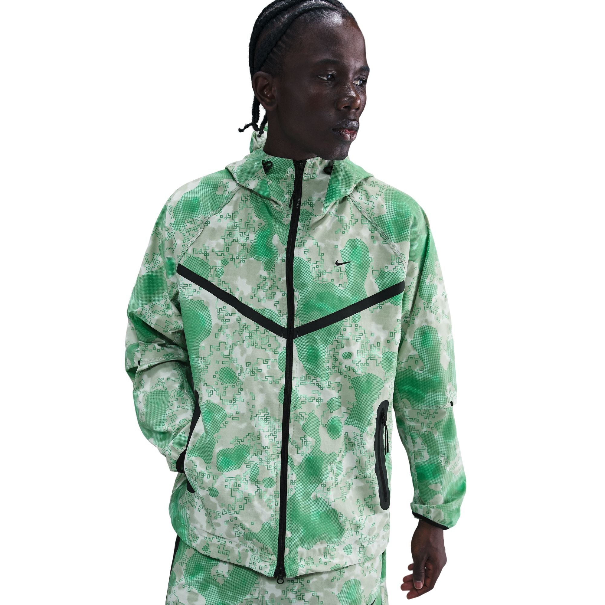 Nike Tech  Dri-FIT Woven Camo Windrunner Jacket - Men's