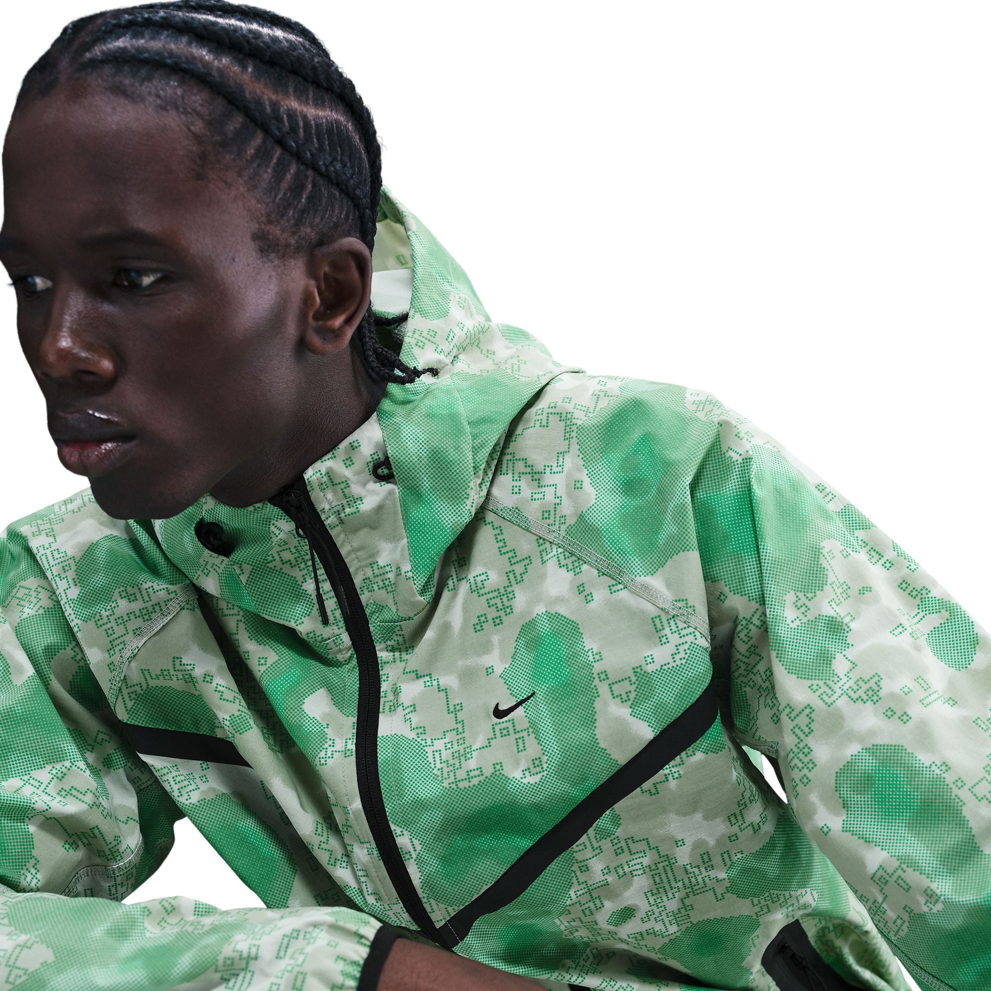Nike Tech  Dri-FIT Woven Camo Windrunner Jacket - Men's