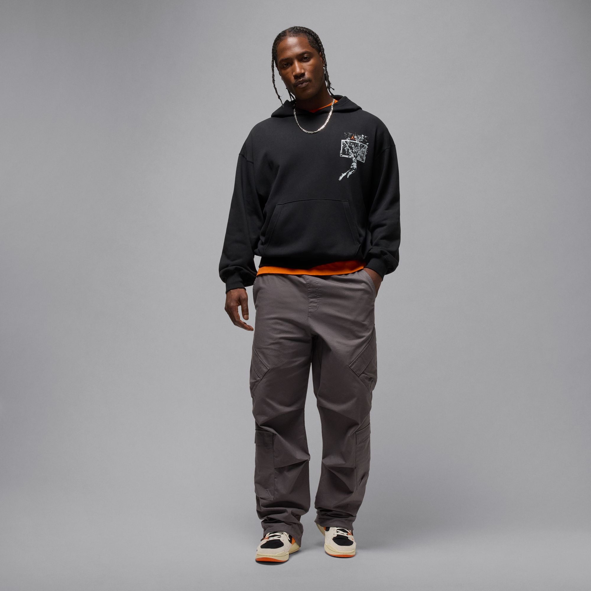 Air Jordan Brooklyn Oversized Pullover Hoodie - Men's