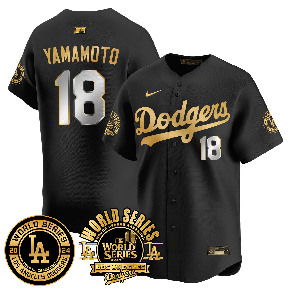 LAD World Series 2024 Jersey - All Stitched