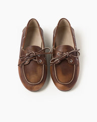 Women's Couture Unlined Leather Boat Shoes